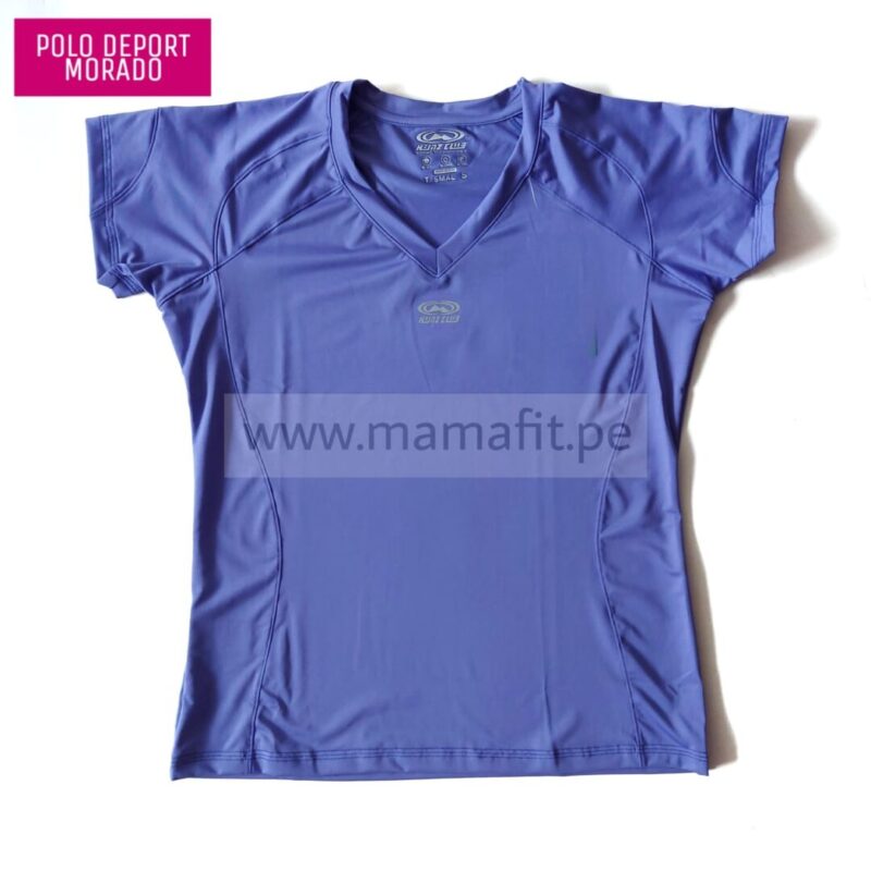 Polo deport morado