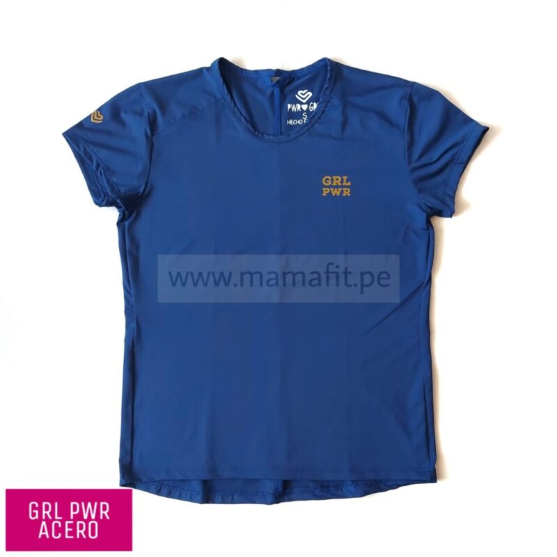 Polo grl pwr acero